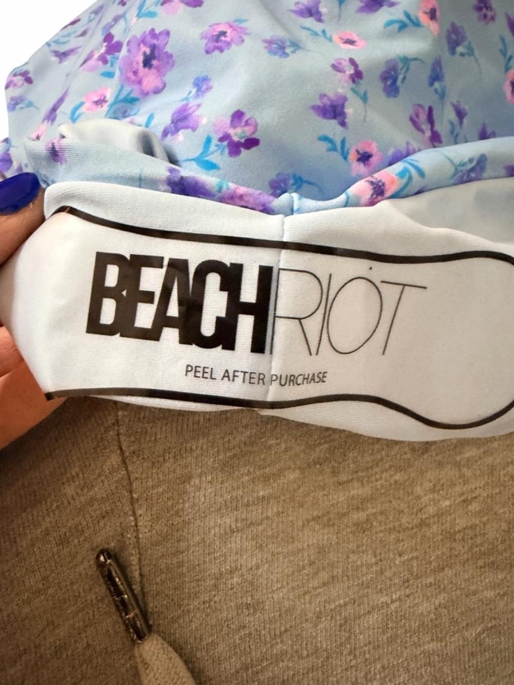 Beach Riot Floral Bow Strap Underwire One Piece Swimsuit Small NWOT - Picture 6 of 6